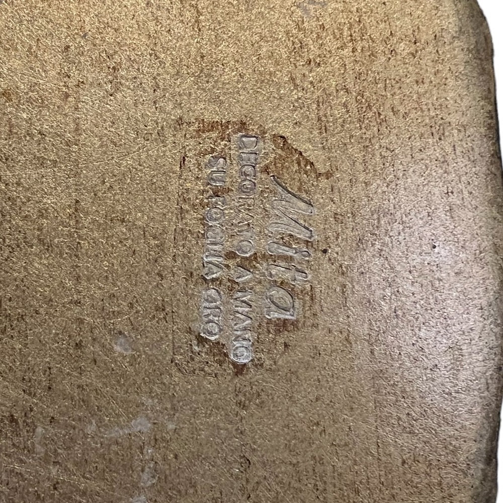 Vintage Italian - wood tray - MITA - ITALY - Size 12.5" - Picture 2 of 2